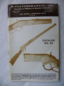 N. Flayderman & Co., Inc. Purveyors of Military & Nautical Antiquities - Catalog No. 92