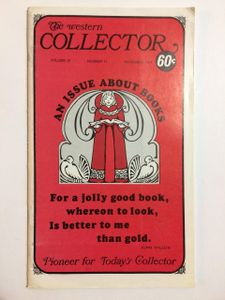 The Western Collector - An Issue About Books