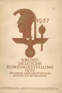 Grosse Deutsche Kunstausstellung1937 im Haus der Deutschen Kunst zu München