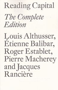 Reading Capital: The Complete Edition