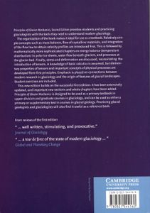 Principles of Glacier Mechanics, 2nd Edition