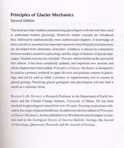 Principles of Glacier Mechanics, 2nd Edition