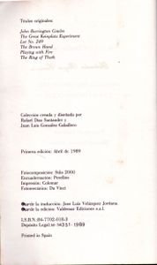 Historias Del Crepúsculo Y De Lo Desconocido