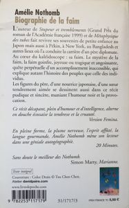 Biographie De La Faim