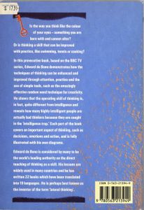 De Bono's Thinking course