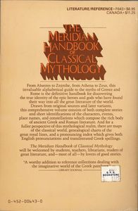 The Meridian Handbook of Classical Mythology