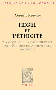 Hegel Et L'ethicité