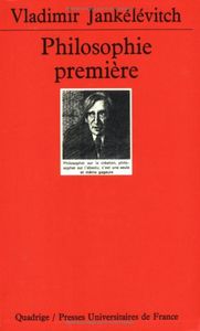 Philosophie Première