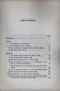 A Canadian Charter of Human Rights