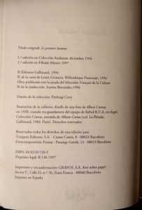 El Primer Hombre