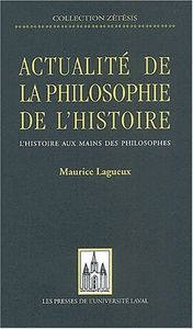 Actualité De La Philosophie De L'histoire
