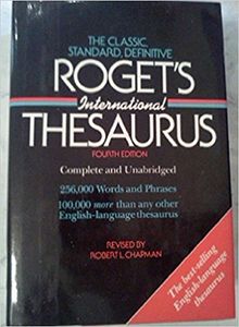 Roget's International Thesaurus Fourth Edition