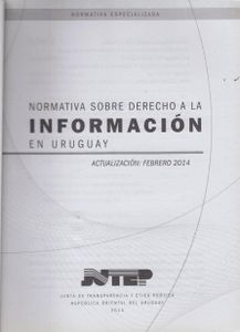 Normativa Sobre Derecho A La Información En Uruguay