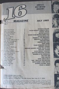 Sixteen Magazine July 1965