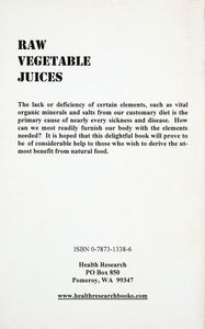 Raw Vegetable Juices