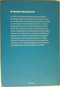 El Hombre Bicentenario Y Otros Cuentos