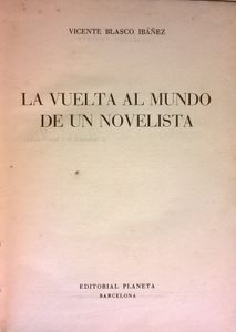 La Vuelta Al Mundo De Un Novelista