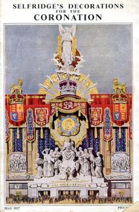 Selfridge's Decorations For The Coronation