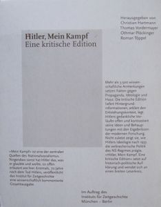 Hitler, Mein Kampf. Eine kritische Edition