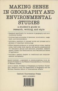 Making Sense in Geography and Environmental Studies