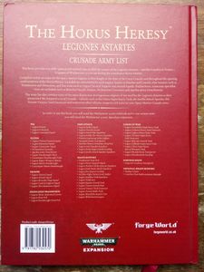Legiones Astartes: Crusade Army List