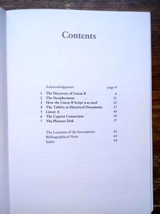 Linear B And Related Scripts
