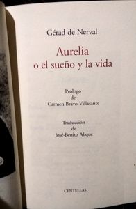Aurelia, O El Sueño Y La Vida