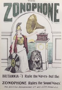 The Zonophone: Britannia - "I Rule the Waves - but the ZONOPHONE Rules the Sound Wavers"