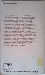 Manuscritos Economia Y Filosofia