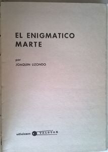 El Enigmatico Marte