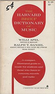 The Harvard Brief Dictionary of Music