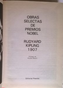 Obras Selectas De Premio Nobel