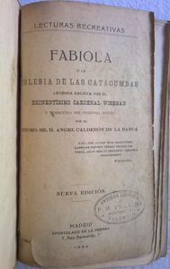 Fabiola O La Iglesia De Las Catacumbas, Apostolado De La Prensa