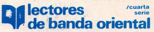 Lectores de Banda Oriental / cuarta serie