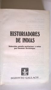 Historiadores de Indias