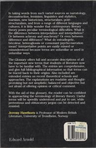A Concise Glossary of Contemporary Literary Theory