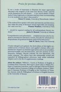 A Handbook of Critical Approaches to Literature