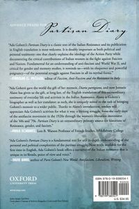 Partisan Diary: A Woman's Life in the Italian Resistance