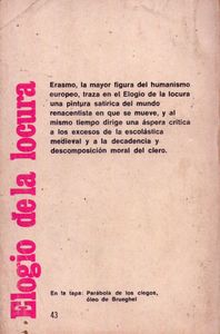 Elogio De La Locura