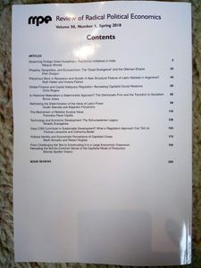 Review of Radical Political Economics: Volume 50, Number 1 Spring 2018