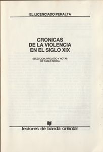 Crónicas de la Violencia en el Siglo XIX