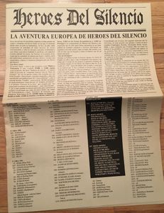 Héroes del Silencio: "La aventura europea"