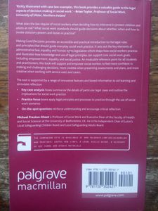 Making Good Decisions: Law For Social Work Practice