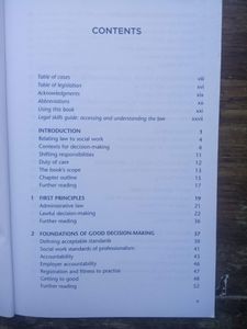 Making Good Decisions: Law For Social Work Practice