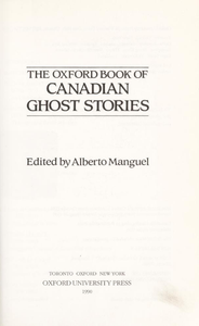 The Oxford Book of Canadian Ghost Stories