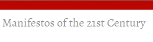Manifestos Of The 21st Century