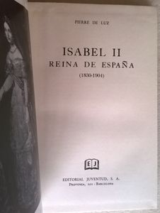 Isabel II Reina De España