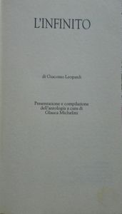L'Infinito