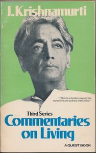 Commentaries On Living