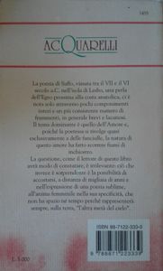 Frammenti (La Donna, L'Amore, La Poesia)